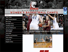 Tablet Screenshot of hastingscollegewbbcamps.com